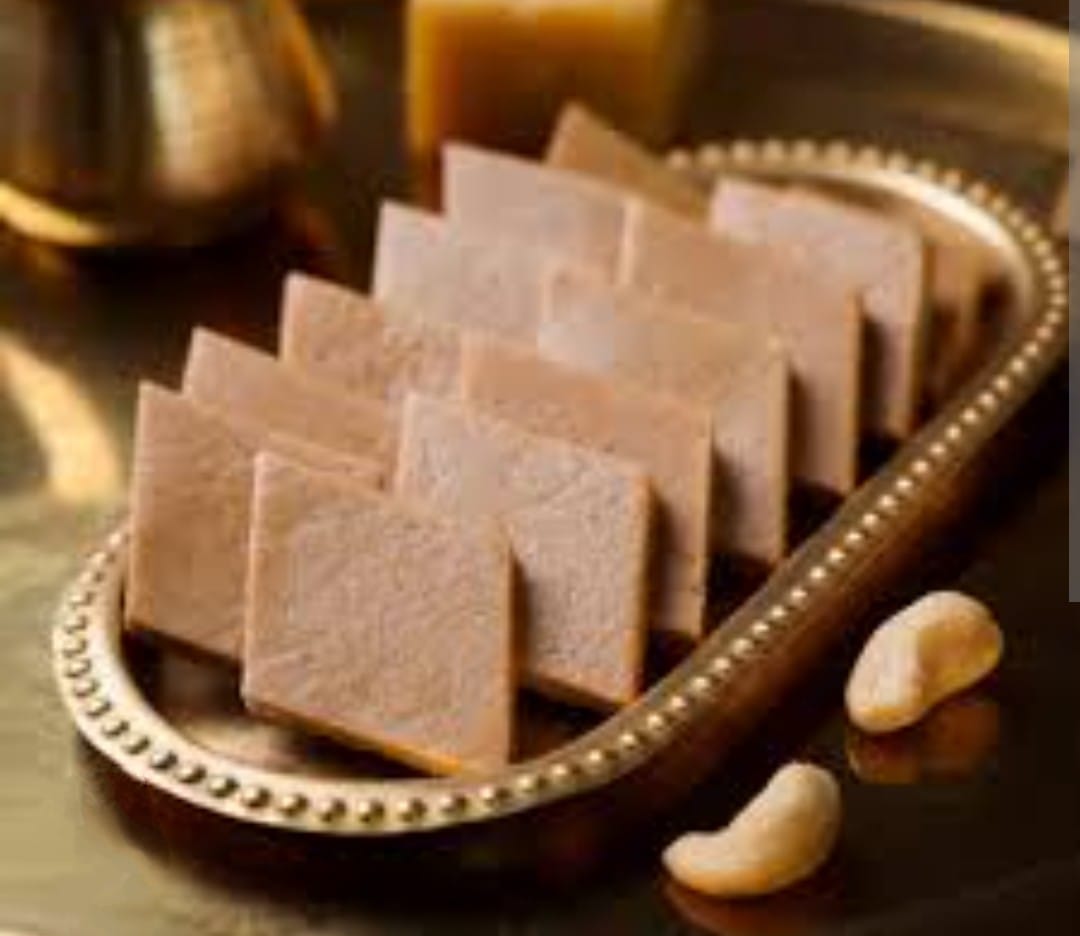 Jaggery Kaju Katli